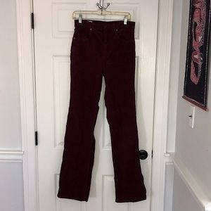 Vintage gap high tide flare jeans velvet